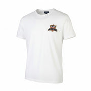 GANT Banner Shield SS Men T-Shirt M White Crew Neck Cotton Casual Tee