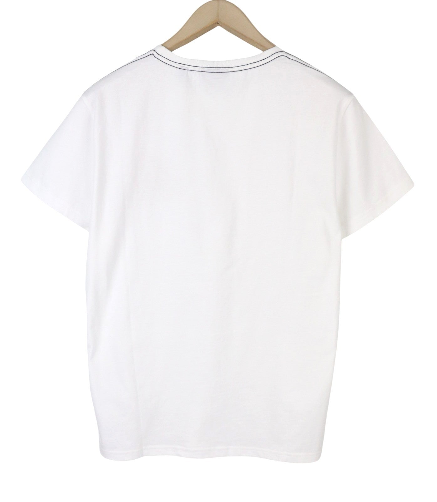 GANT Banner Shield SS Men T-Shirt M White Crew Neck Cotton Casual Tee