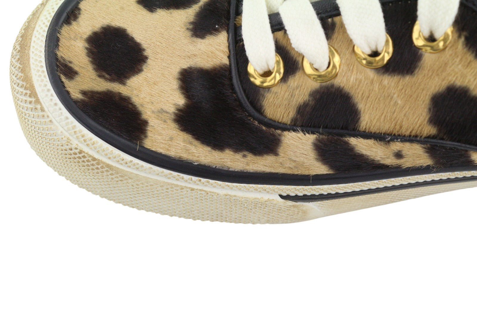BALLY Lyder-Pyl-W Women Sneakers EU40 Brown Calf Hair Leather Low Top RRP749