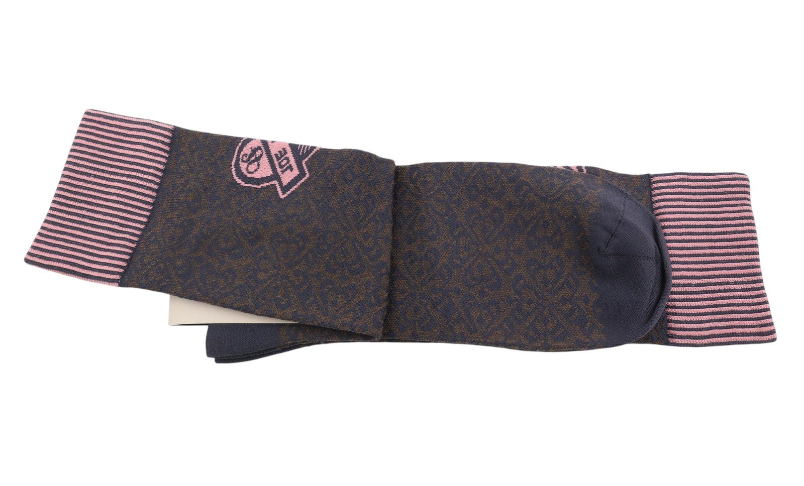 SCOTCH & SODA x Joe Jonas Women Socks EU40/44 Pattern Knit Logo Unisex