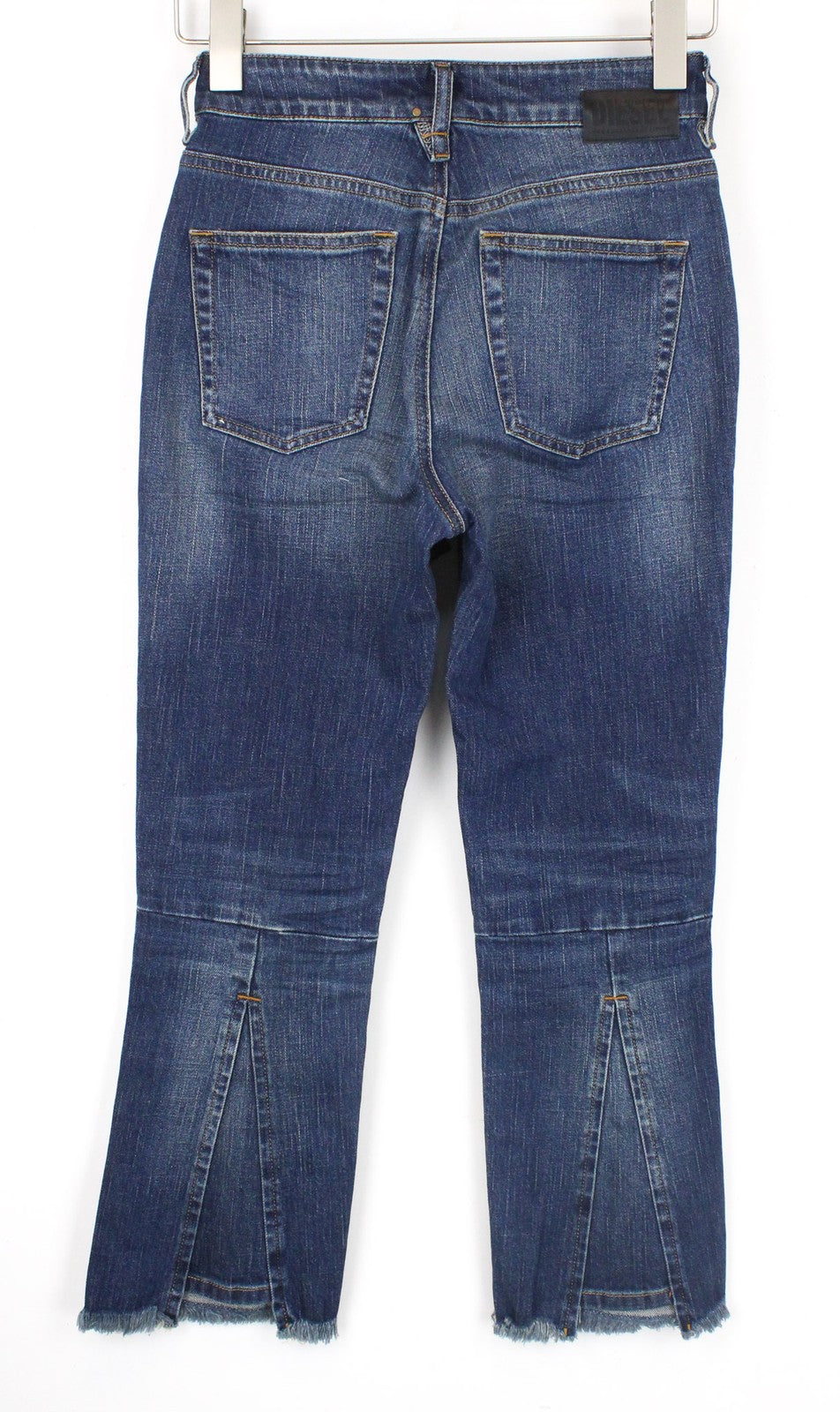 DIESEL D-Earlie 089AR Women Jeans W23/L30 Slim Cropped Blue Cotton Stretch