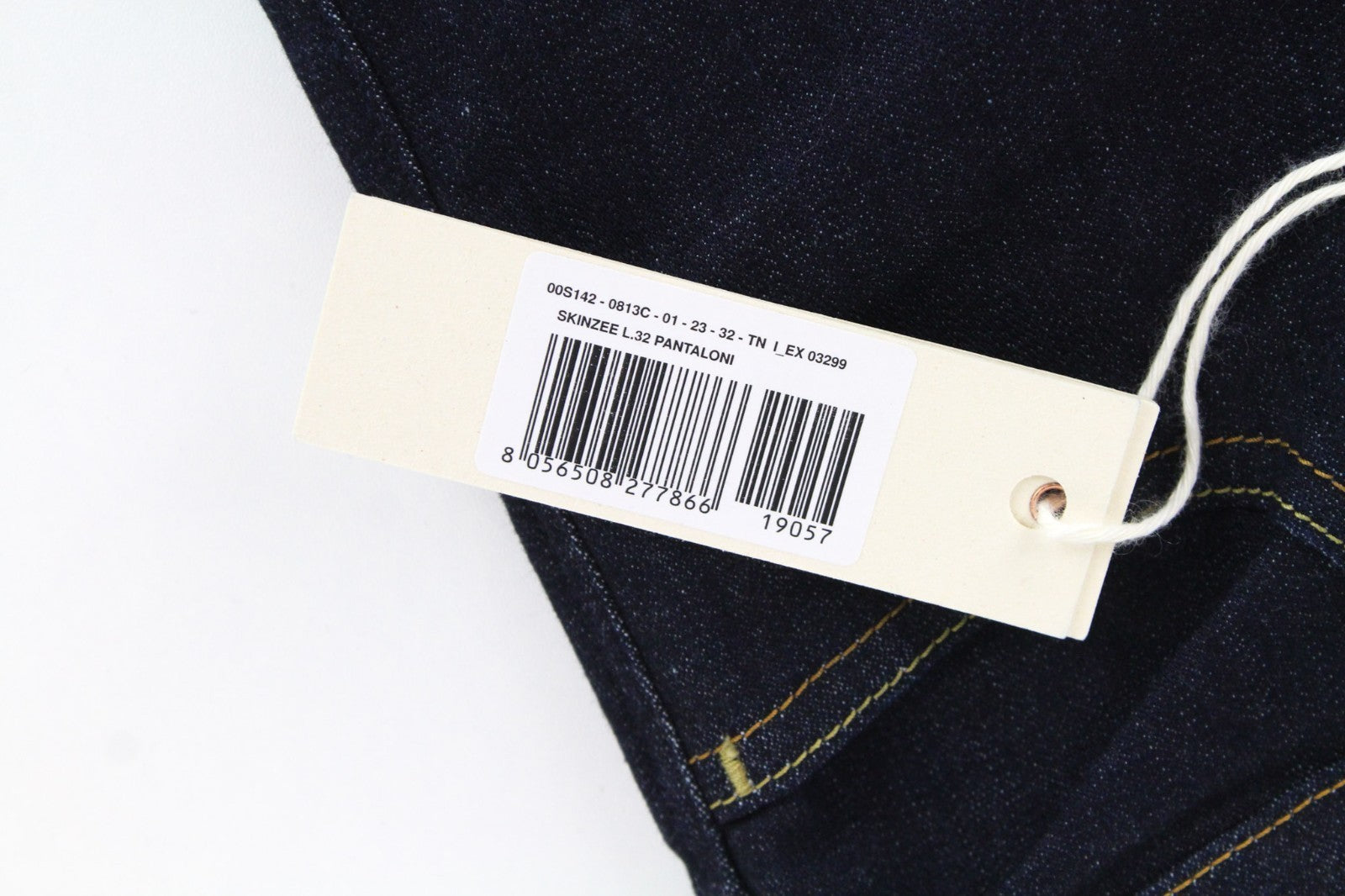 DIESEL Skinzee 0813C Women Jeans W23/L32 Blue Super Slim Skinny Fit Stretch