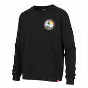 SCOTCH & SODA Men T-Shirt M Black Cotton Crew Neck Long Sleeved