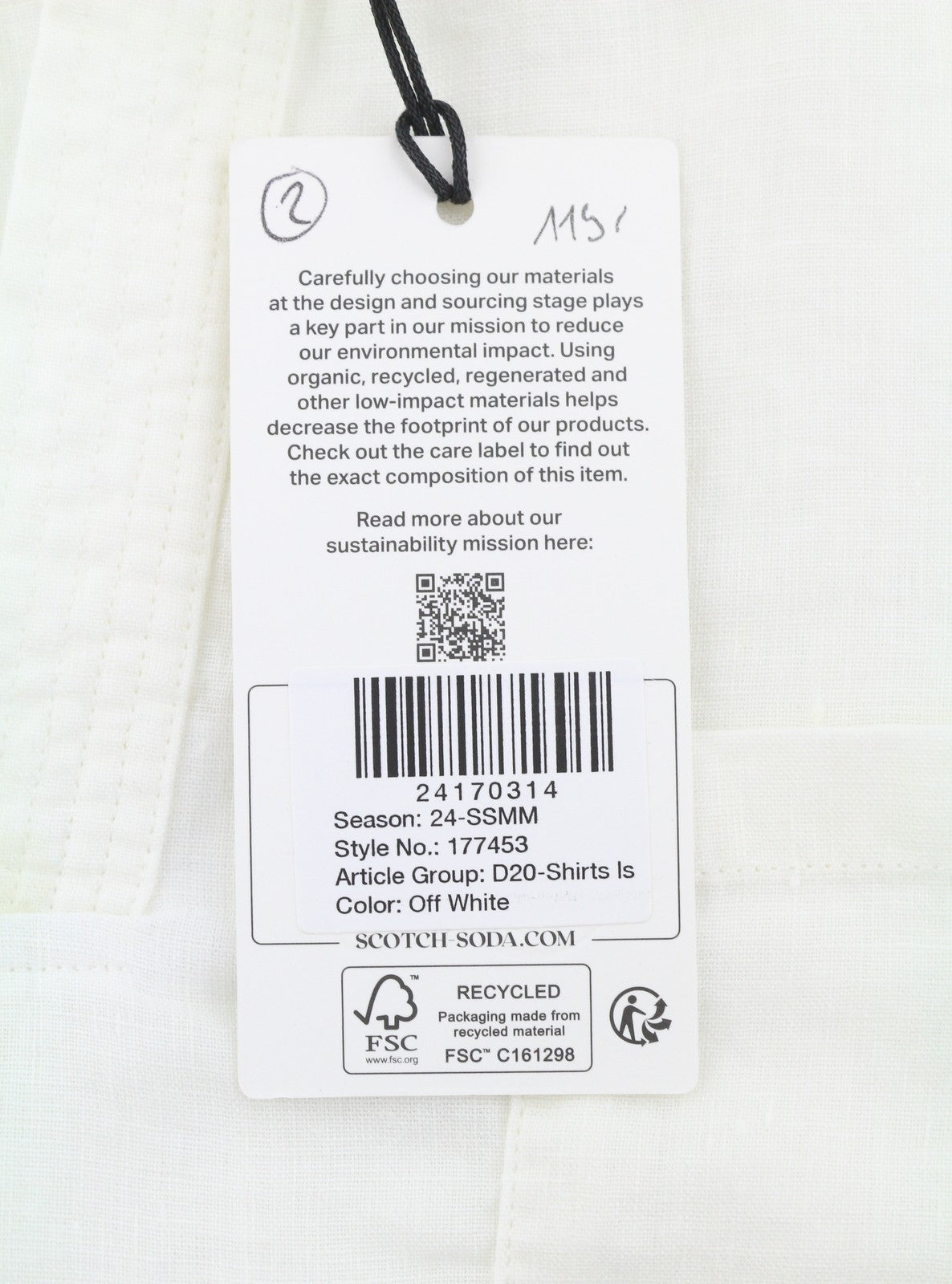 SCOTCH & SODA Men T-Shirt L White Patch Pocket Relaxed Fit Short Sleeve