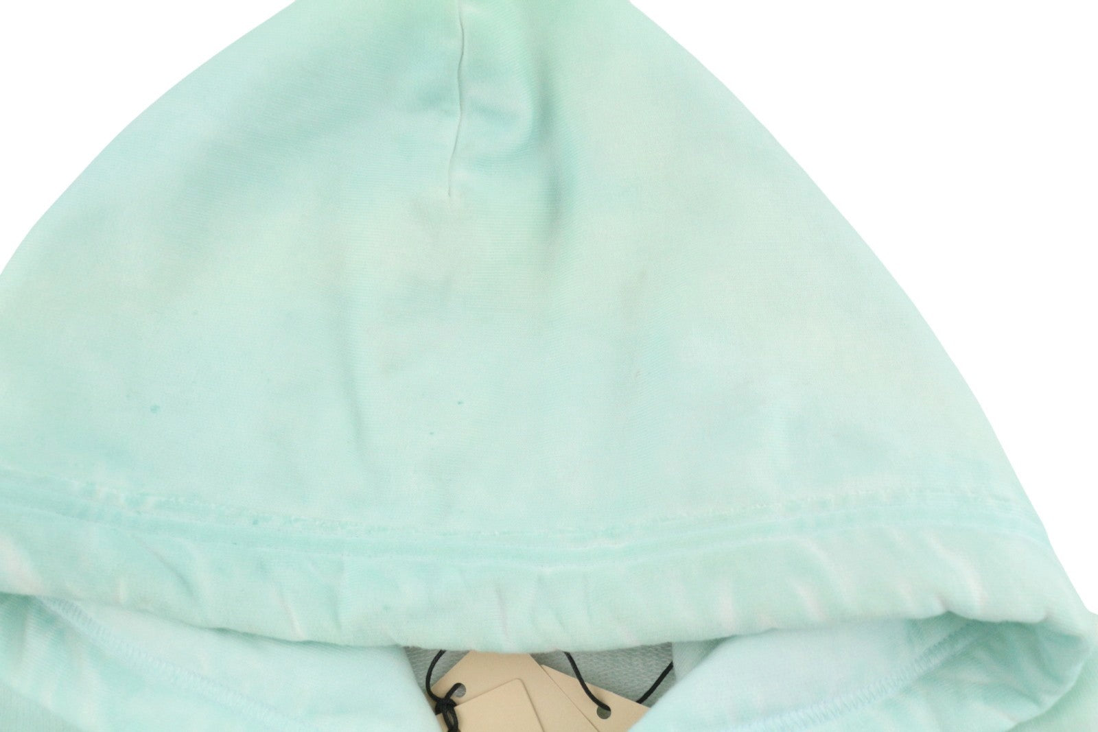 SCOTCH & SODA Men Hoodie L Blue Garment Dye Pattern Relaxed Fit Pull On