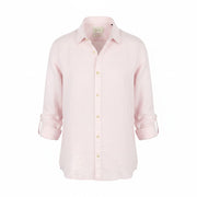 SCOTCH & SODA Men Shirt M Light Pink Button Up Spread Roll Up Sleeves