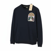 SCOTCH & SODA Men Sweatshirt M Dark Blue Crew Neck Long Sleeved Pull On
