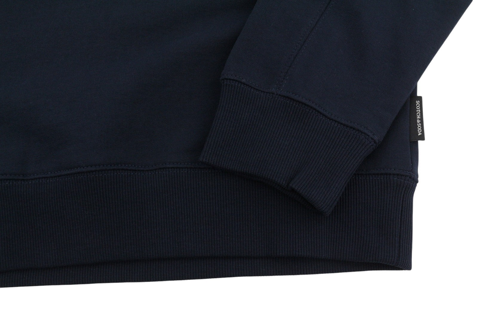 SCOTCH & SODA Men Sweatshirt M Dark Blue Crew Neck Long Sleeved Pull On
