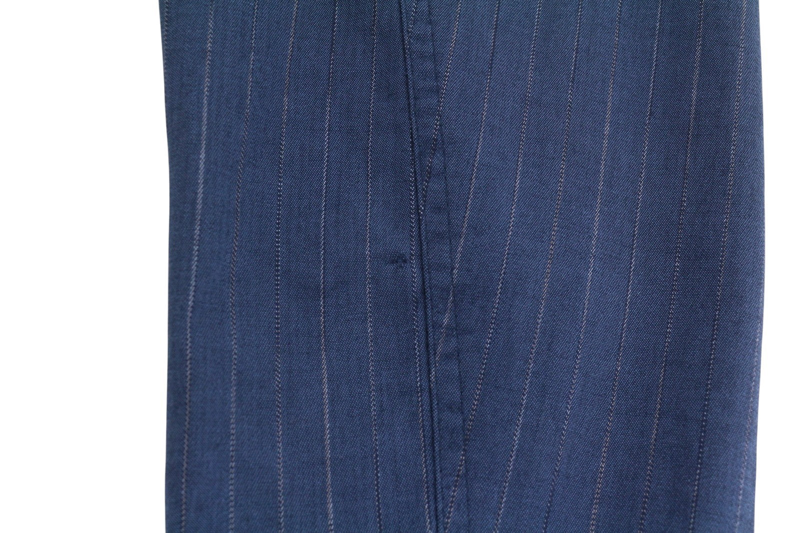 SCOTCH & SODA Men Jacket M Blue Pinstriped Spread Button Up Lightweight Trucker