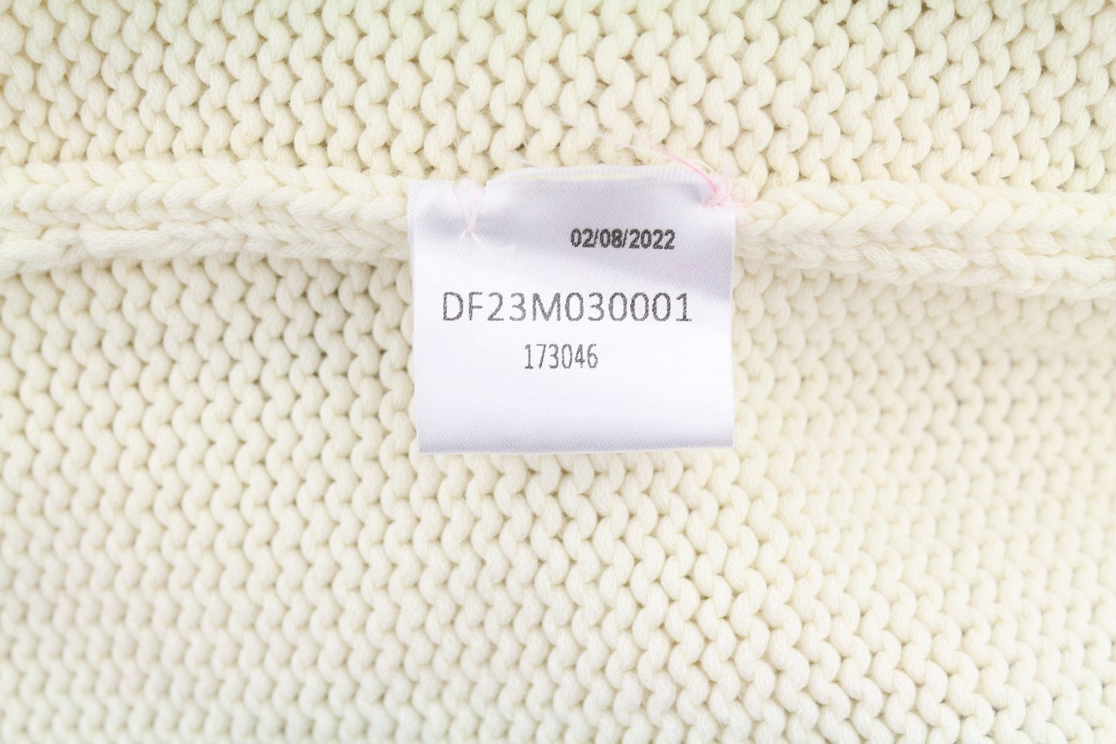 SCOTCH & SODA Men Jumper M White Oversized Cable Knit V-Neck Pull On