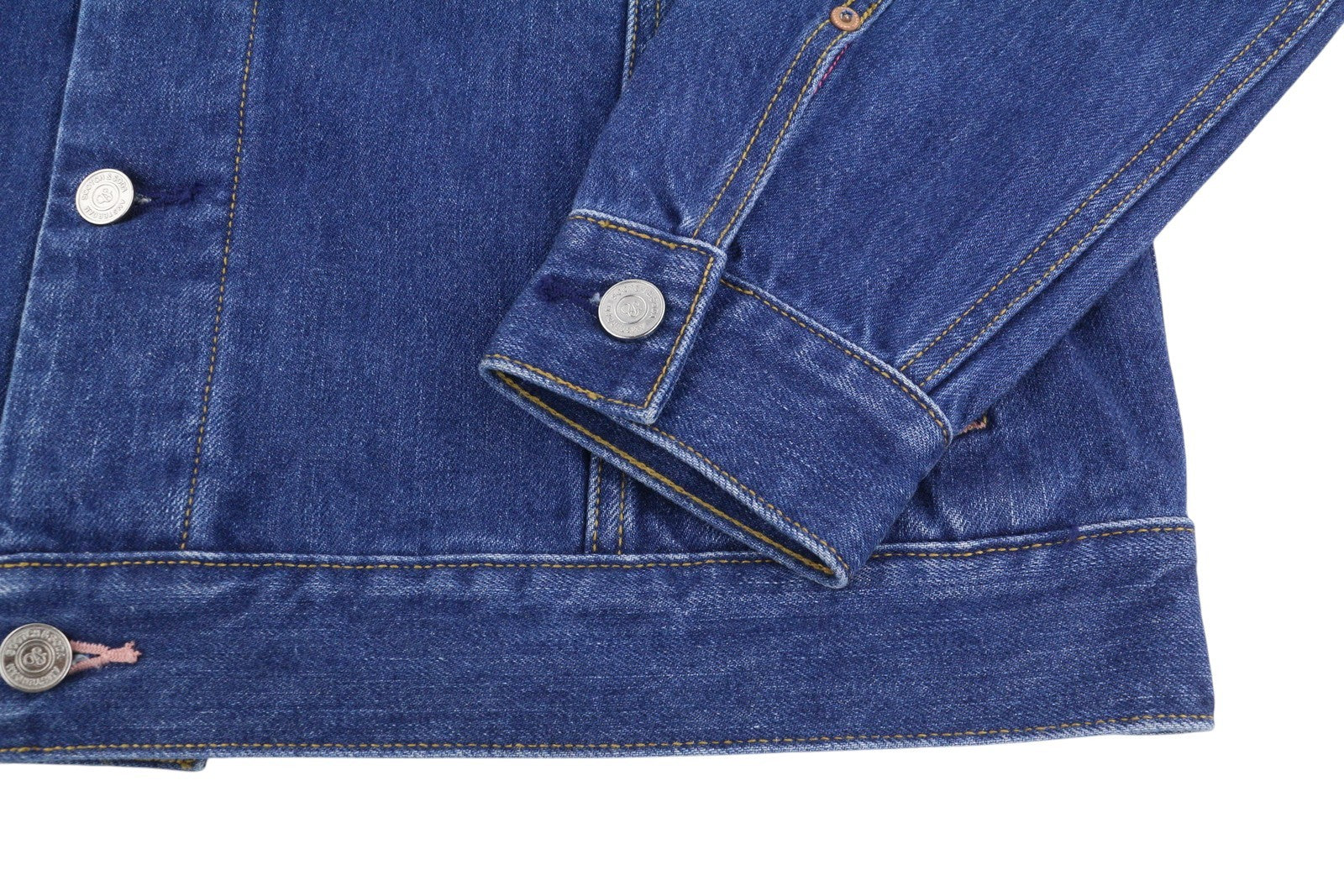 SCOTCH & SODA Men Jacket M Blue Button Up Pockets Lightweight Denim Trucker