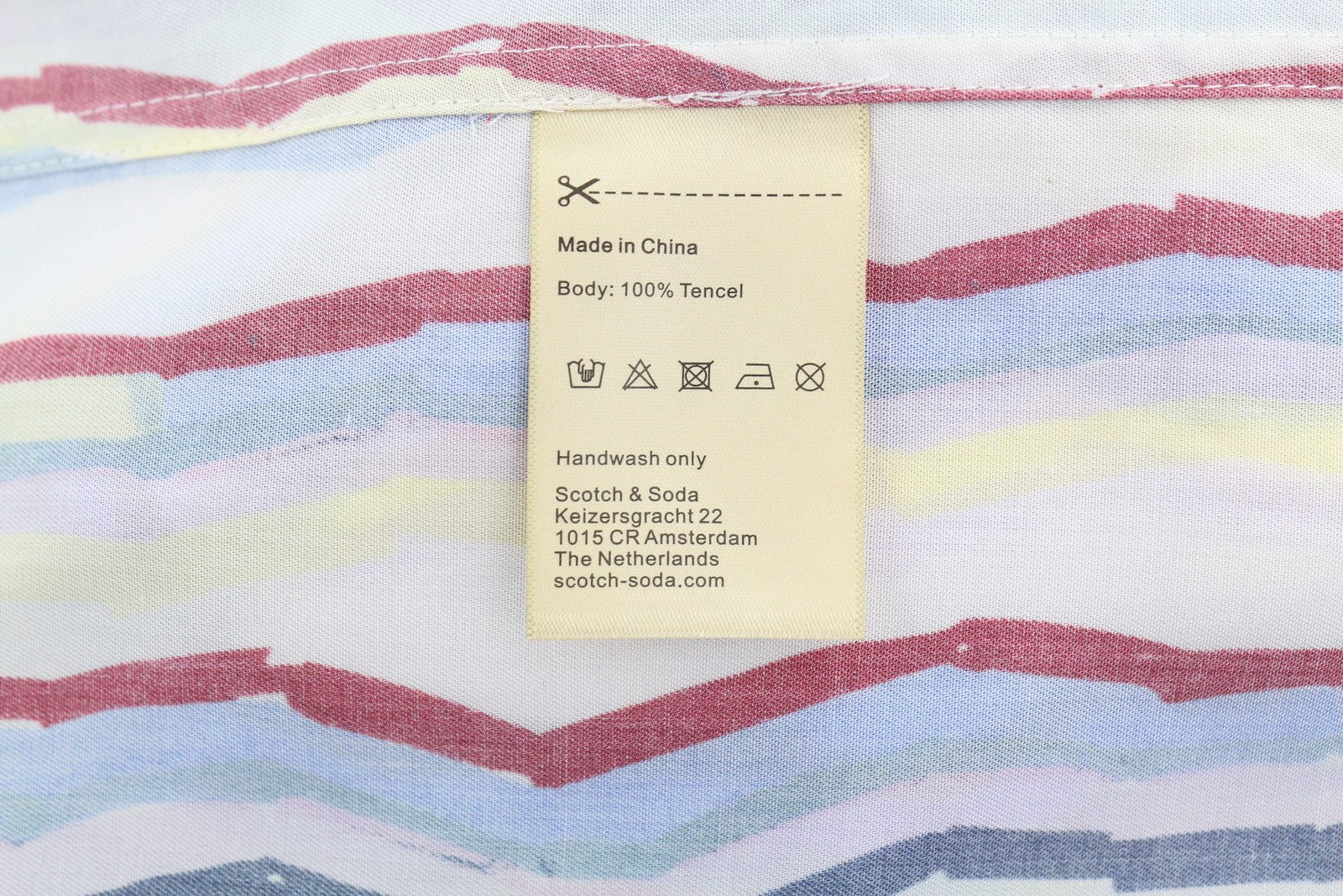 SCOTCH & SODA Men Set M Colourful Pattern Tencel Short Sleeve Relaxed Fit 2in1