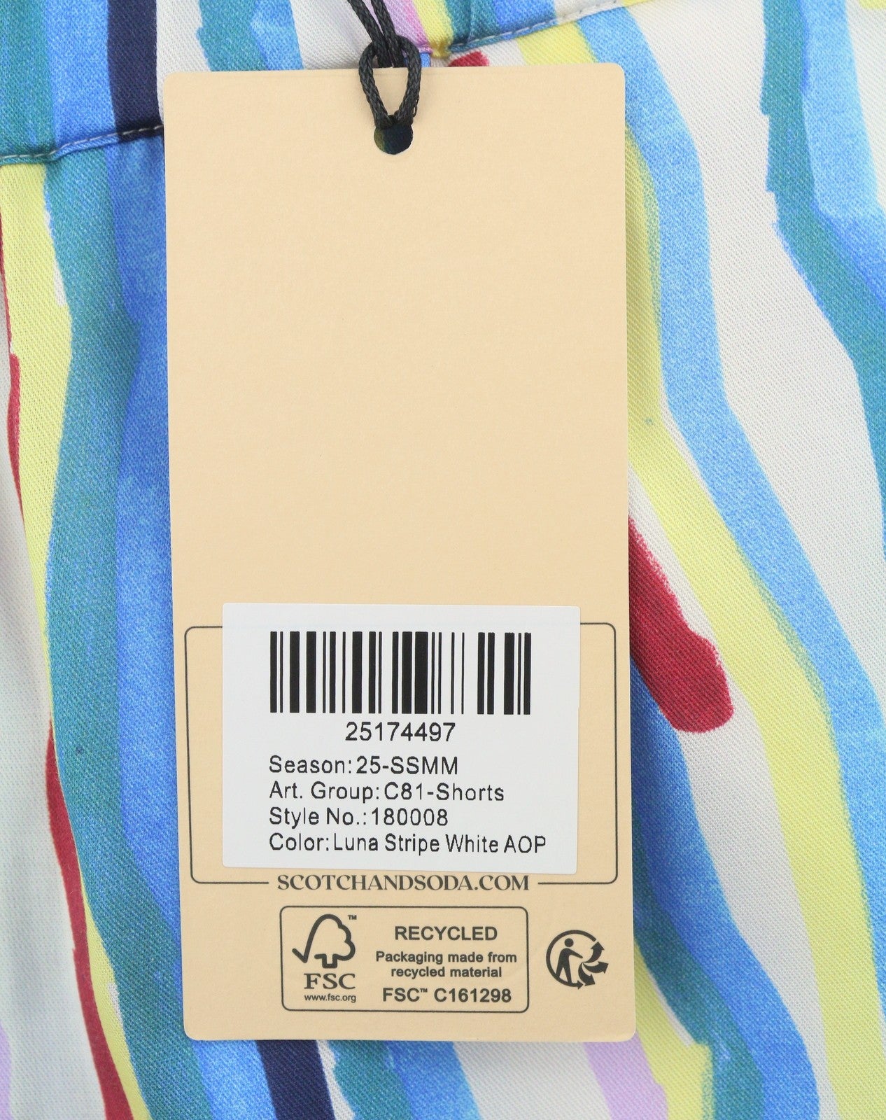 SCOTCH & SODA Men Set M Colourful Pattern Tencel Short Sleeve Relaxed Fit 2in1