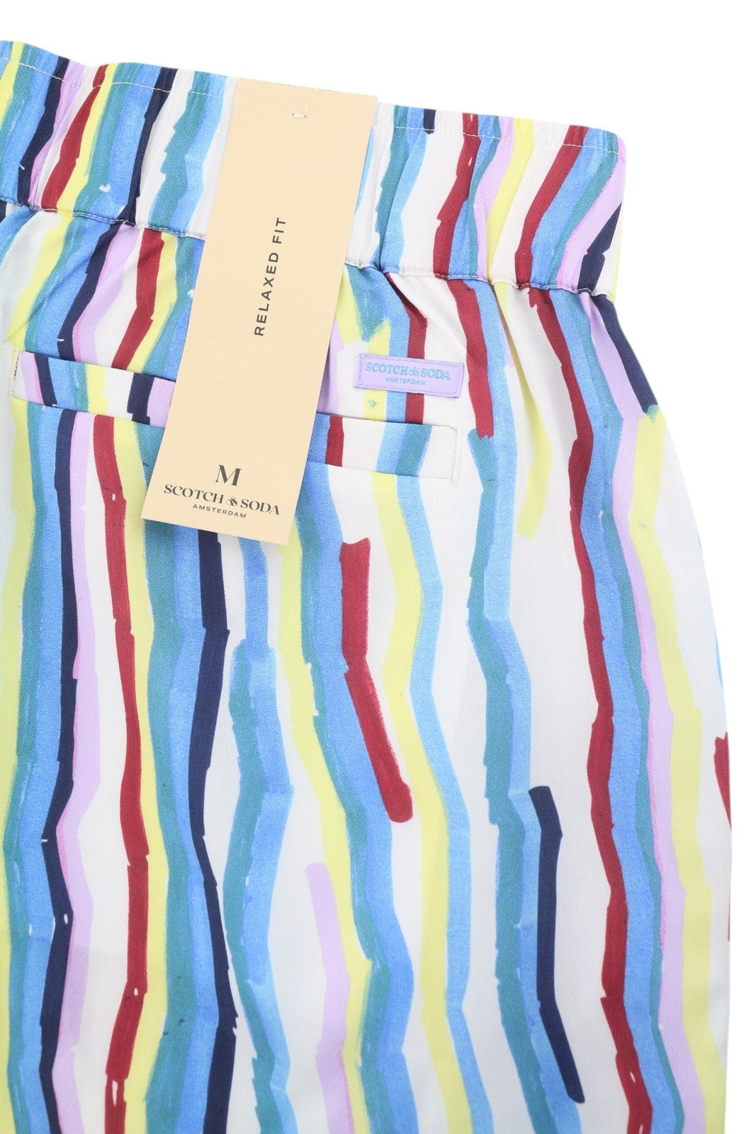 SCOTCH & SODA Men Set M Colourful Pattern Tencel Short Sleeve Relaxed Fit 2in1