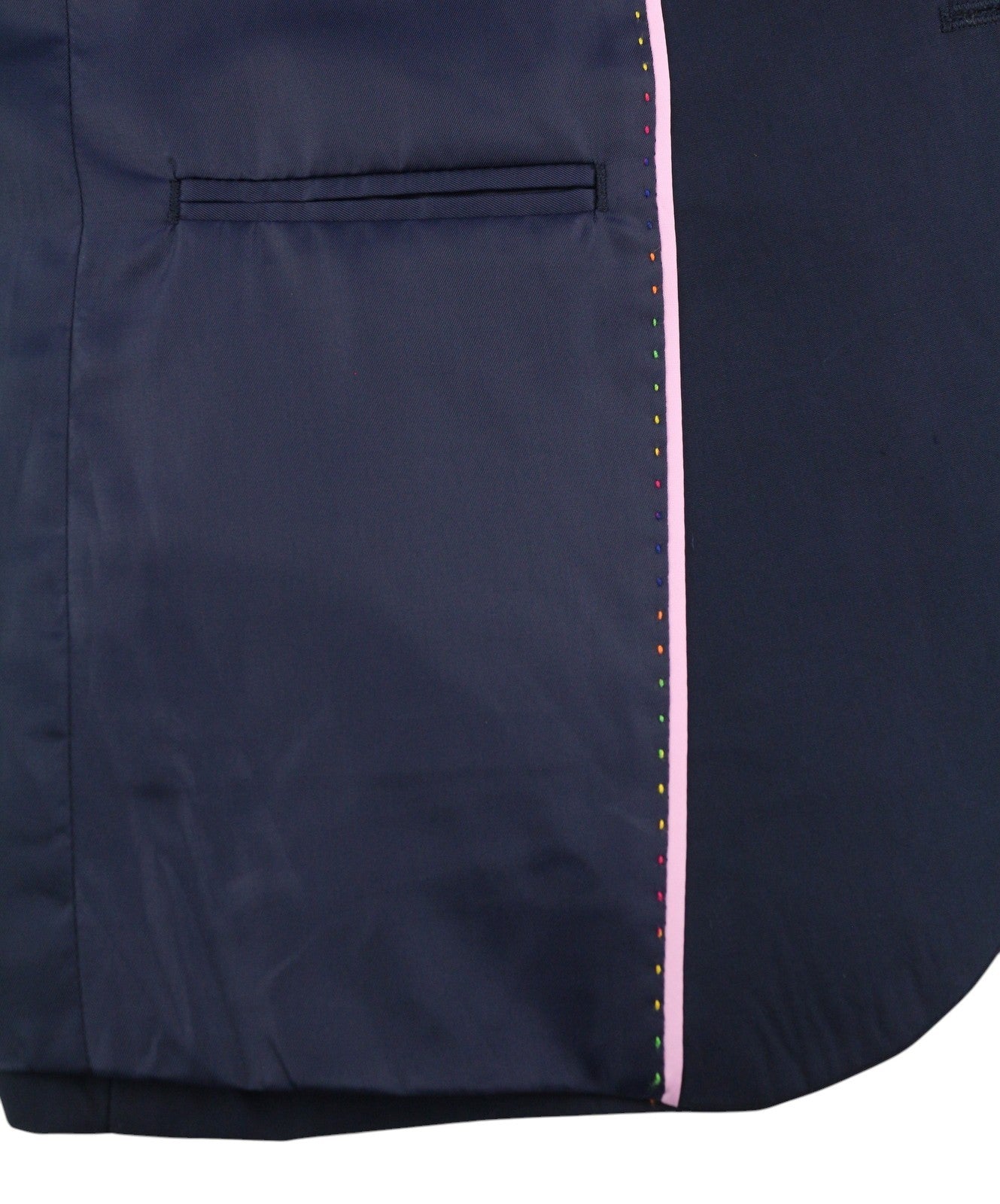 SCOTCH & SODA Men Blazer M Dark Blue Cotton Half Lined Notch Single Breasted