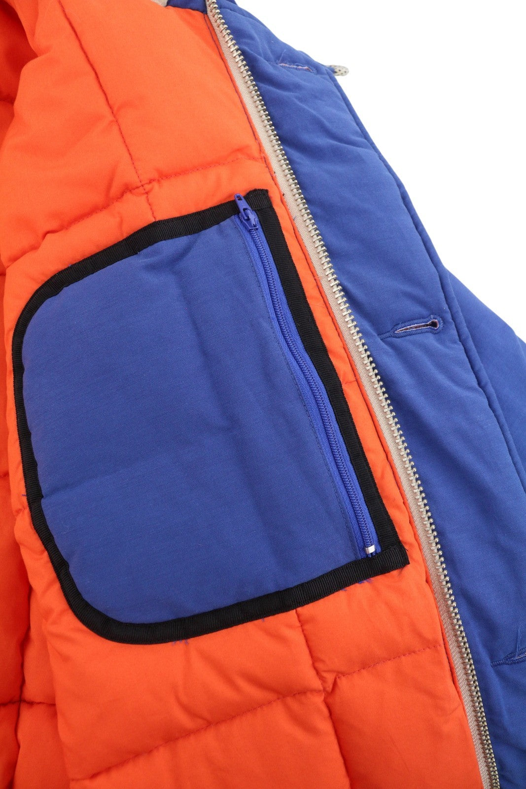 SCOTCH & SODA Men's Jacket M Blue Heavy Padded Hooded Mid Parka RRP381