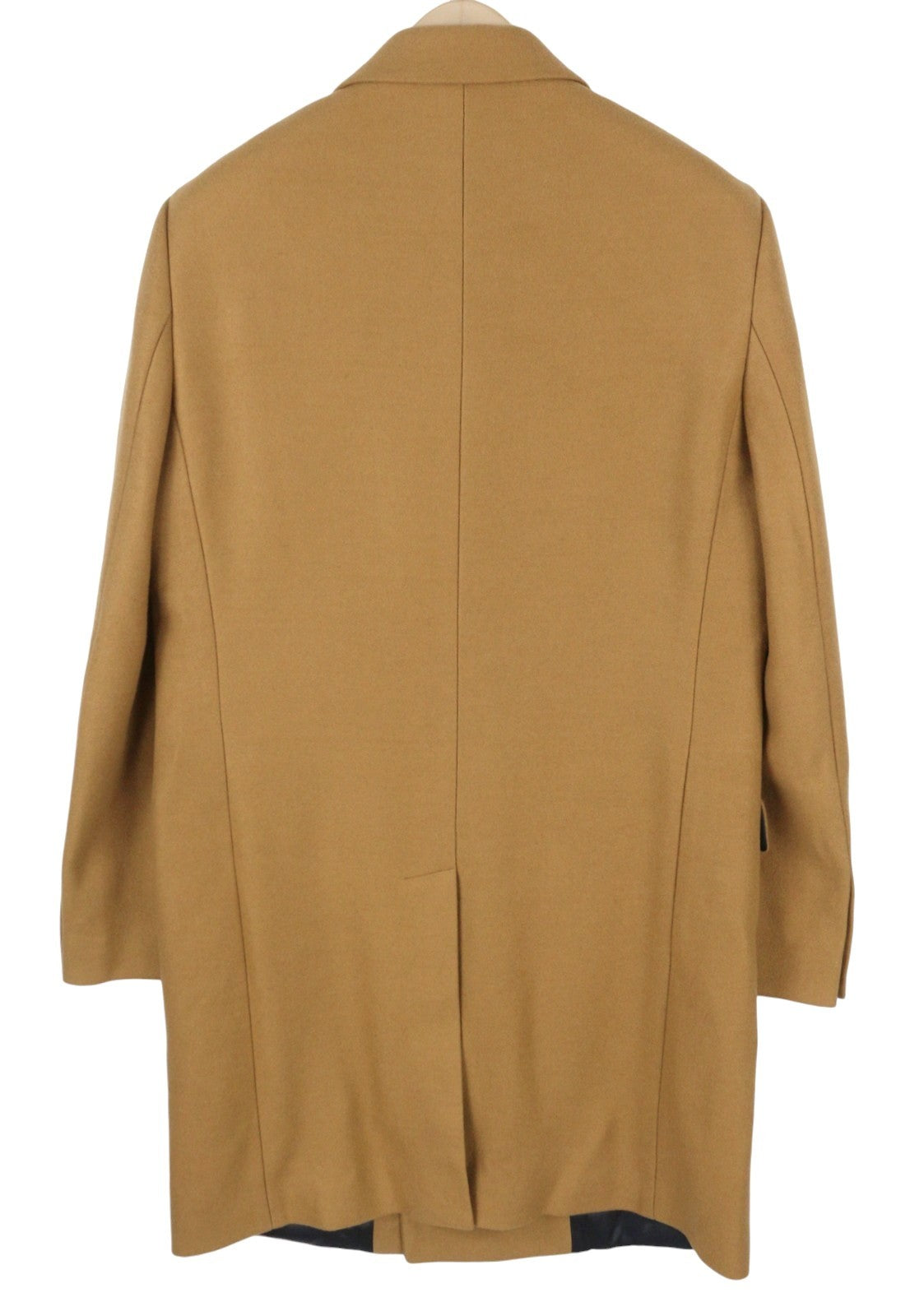 SCOTCH & SODA Men's Coat M Brown Double Breasted Peak Lapel Longline