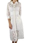 White Polyester Dress