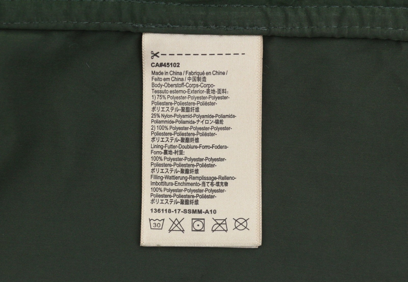 SCOTCH & SODA Men Jacket 2XL Dark Green Hidden Hood Full Zip Lightweight