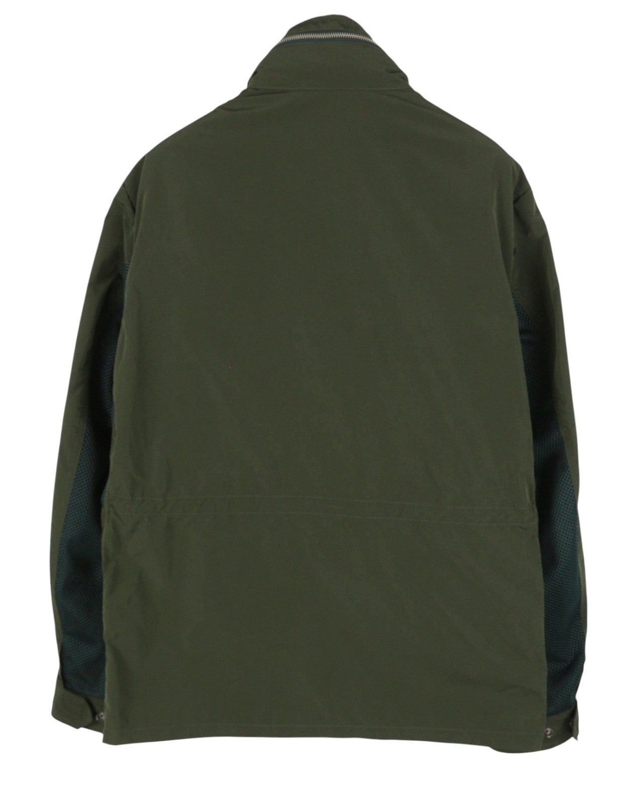 SCOTCH & SODA Men Jacket 2XL Dark Green Hidden Hood Full Zip Lightweight