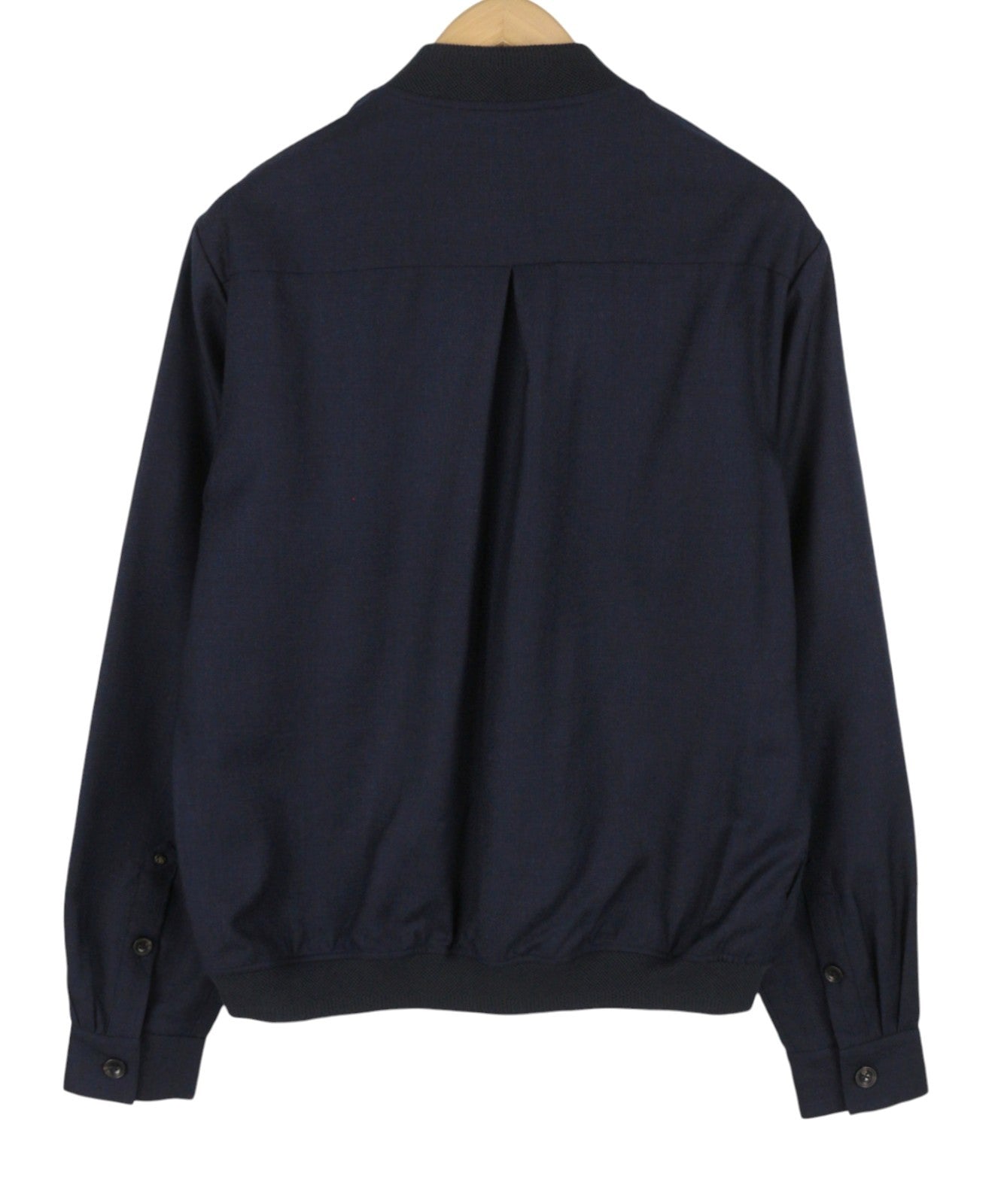 SCOTCH & SODA Men Jacket L Dark Blue Button Up Lightweight Bomber