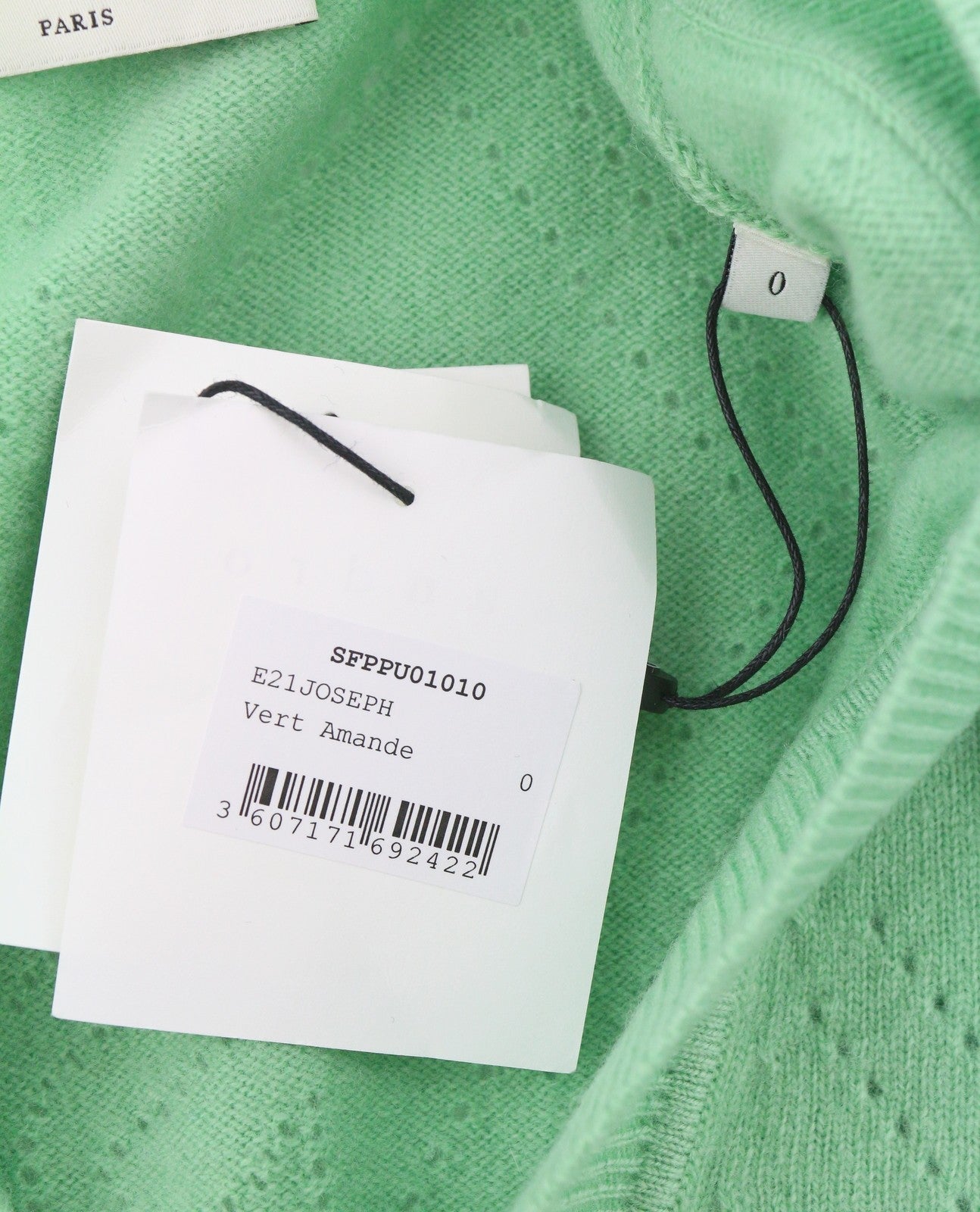 SANDRO Joseph Women's Jumper 0 XS Green Wool Cashmere V-Neck Knit RRP255