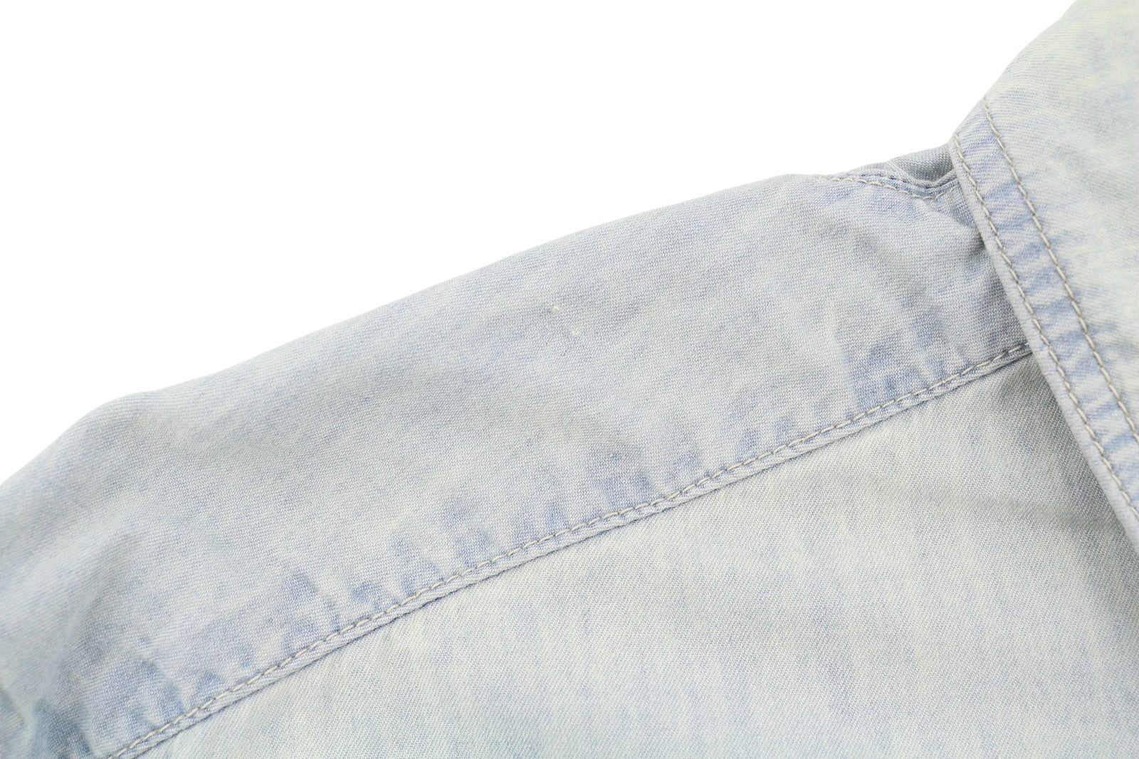 SCOTCH & SODA Men's Shirt XL Blue Faded Button-Up Spread Collar Casual