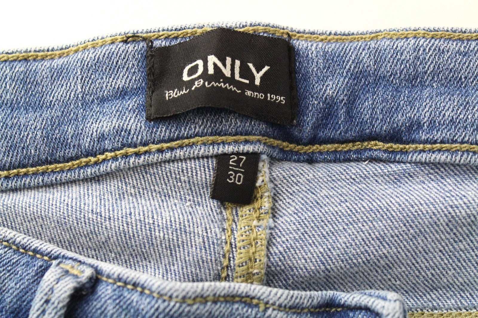 ONLY OnlCoral Life Power Azg Noos Women Jeans W27/L30 Blue Stretch Slim Skinny