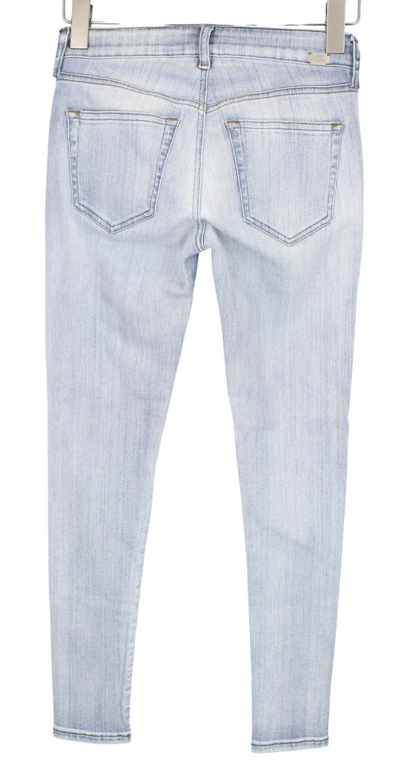 DIESEL Slandy-SP1 0090E Women Jeans W25/L30 Blue Stretch Super Slim Skinny