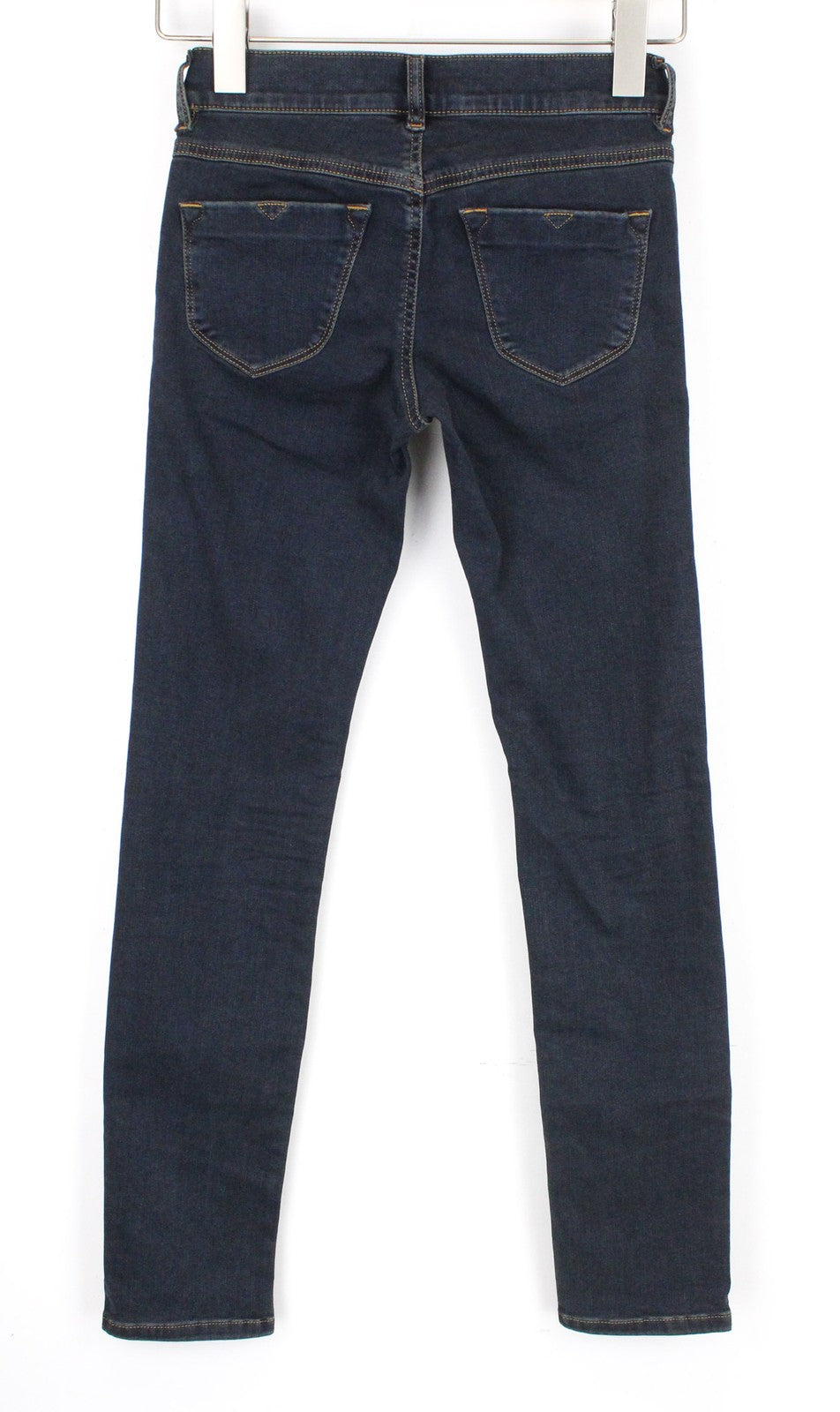 DIESEL Livier-S 084US Women Jeans W24 Blue Stretch Super Slim Jegging Low Waist