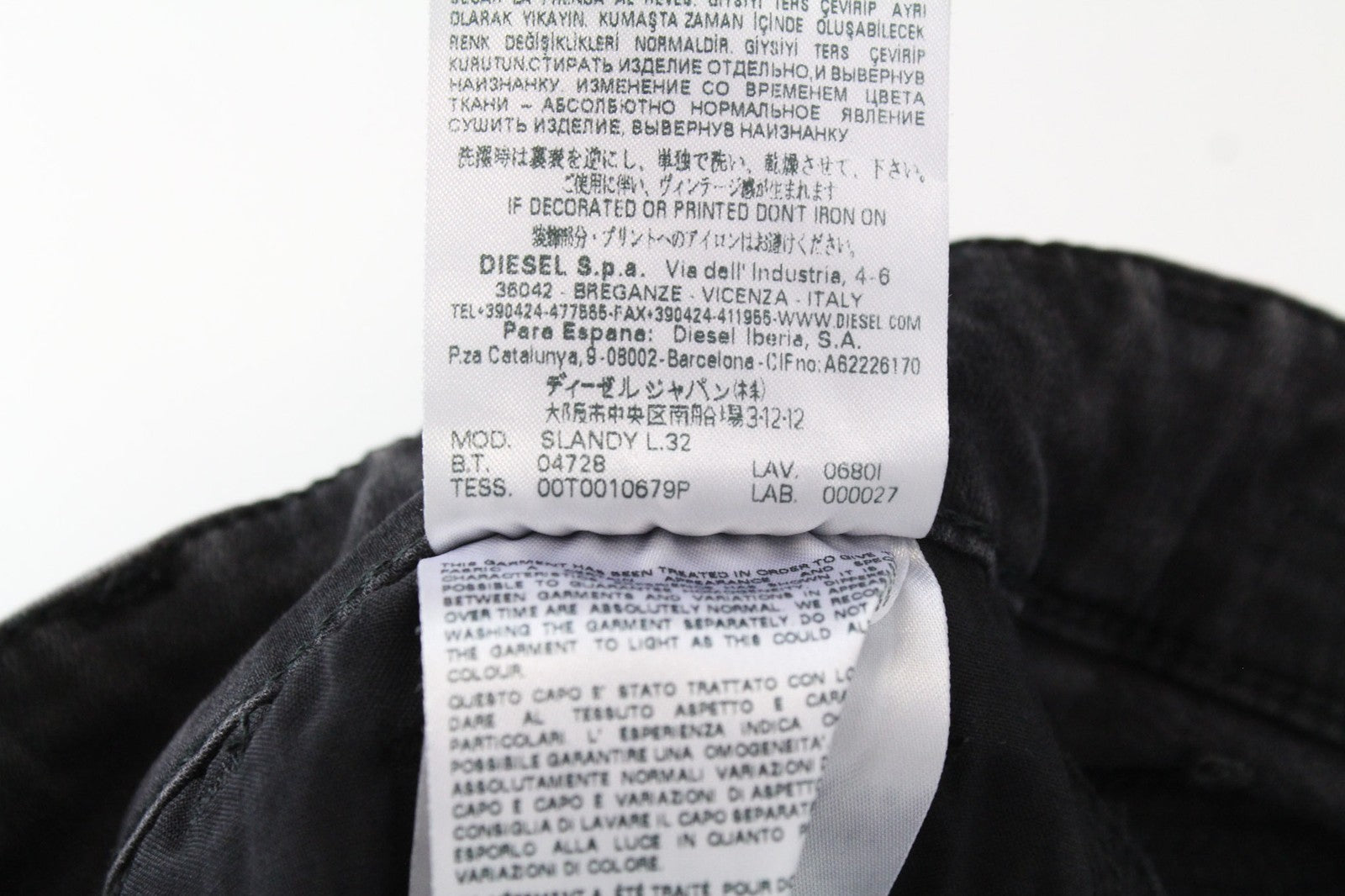 DIESEL Slandy 0680I Women Jeans W23/L32 Grey Stretch Super Slim Skinny Fitted