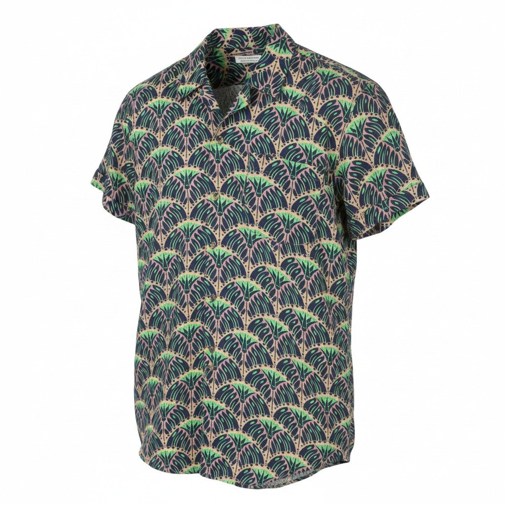 SCOTCH & SODA Men Shirt M Multicolour Pocket Casual Short Sleeve Top