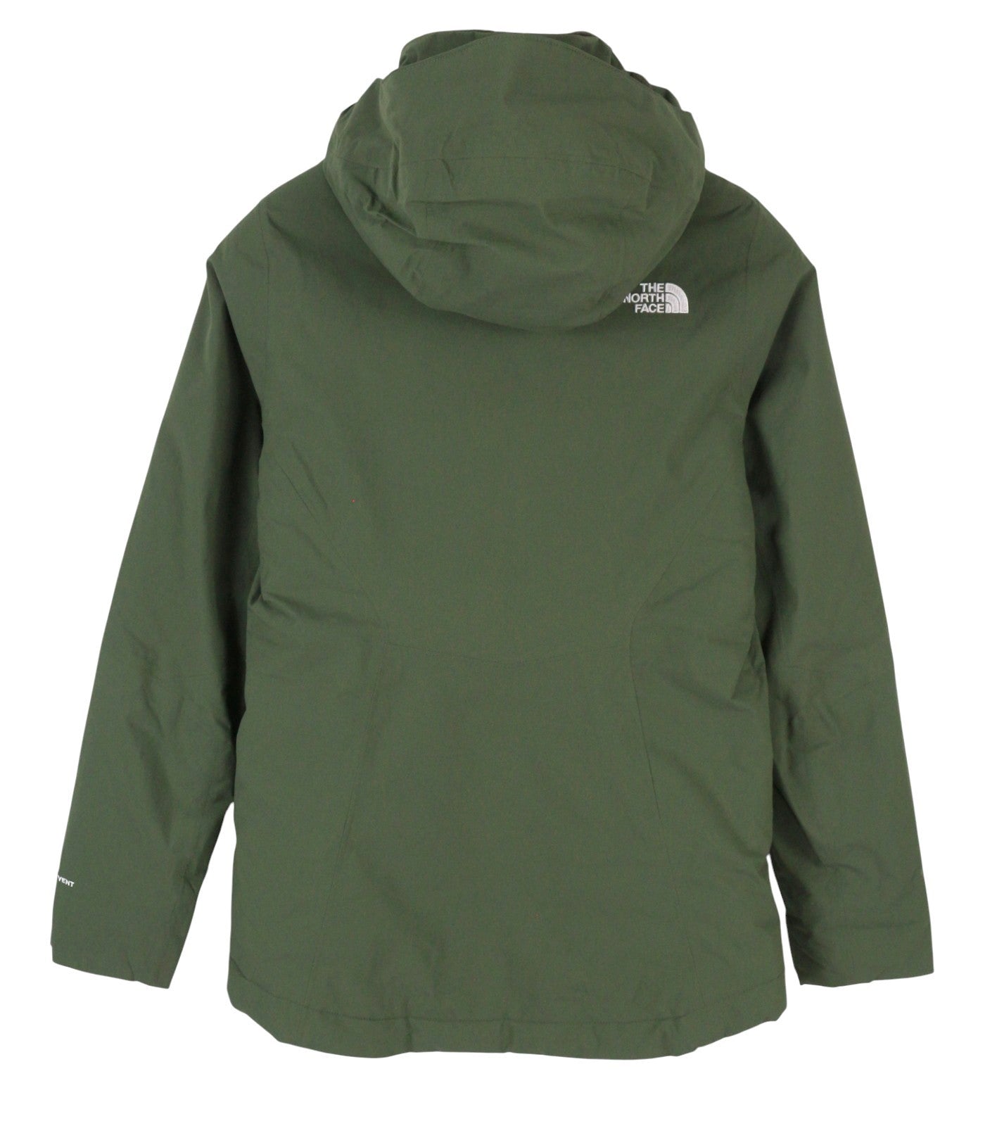 THE NORTH FACE Inlux Insulated Women Jacket XS Green Dryvent Hooded Raincoat