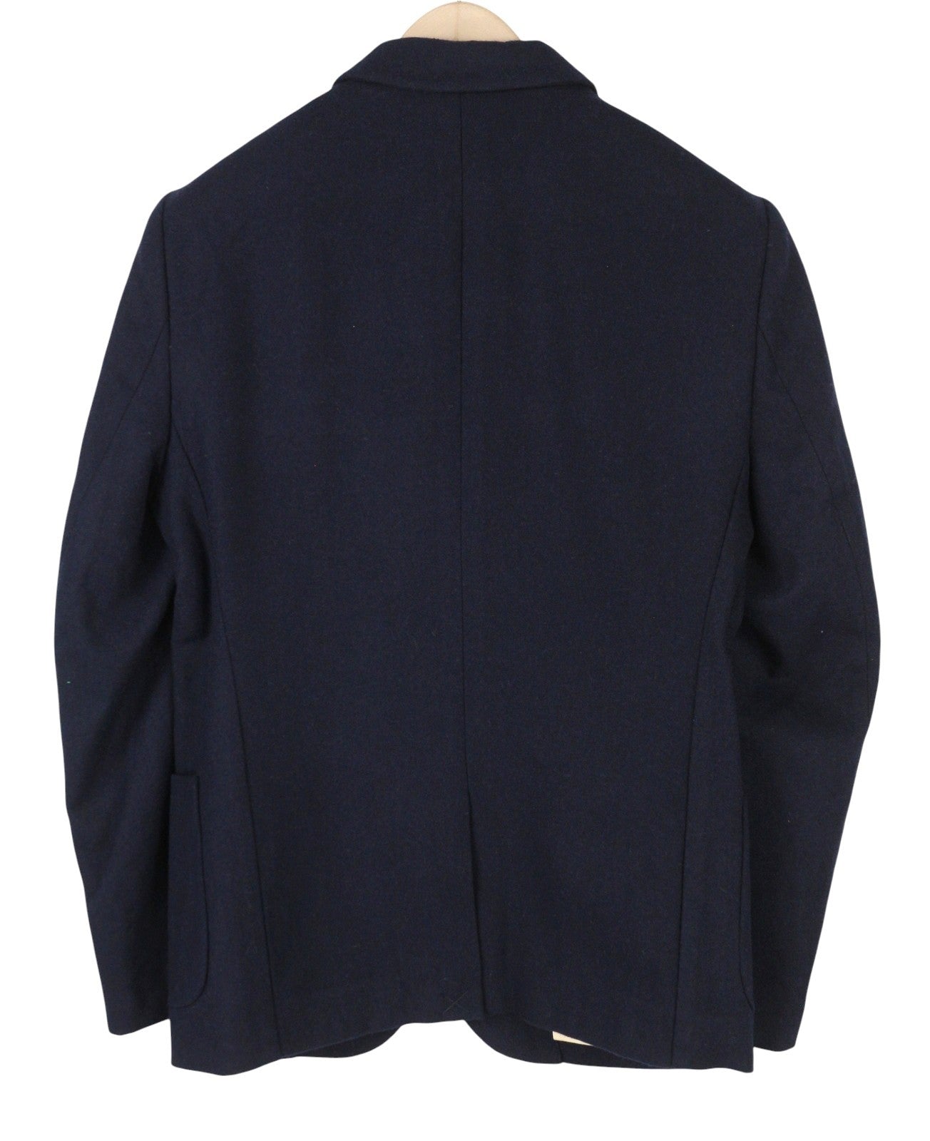 SCOTCH & SODA Men Blazer S Navy Notch Lapel Half Lined 3 Button Jacket