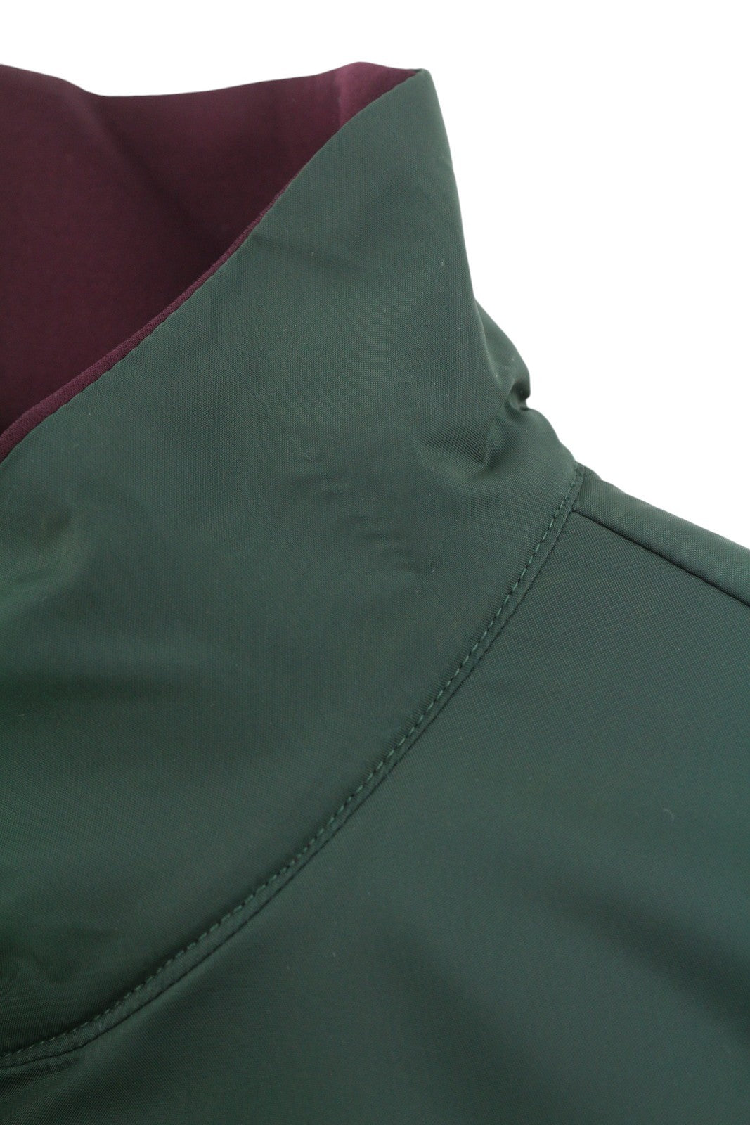 SCOTCH & SODA Men Jacket L Burgundy High Neck Full Zip Light Unlined Coat