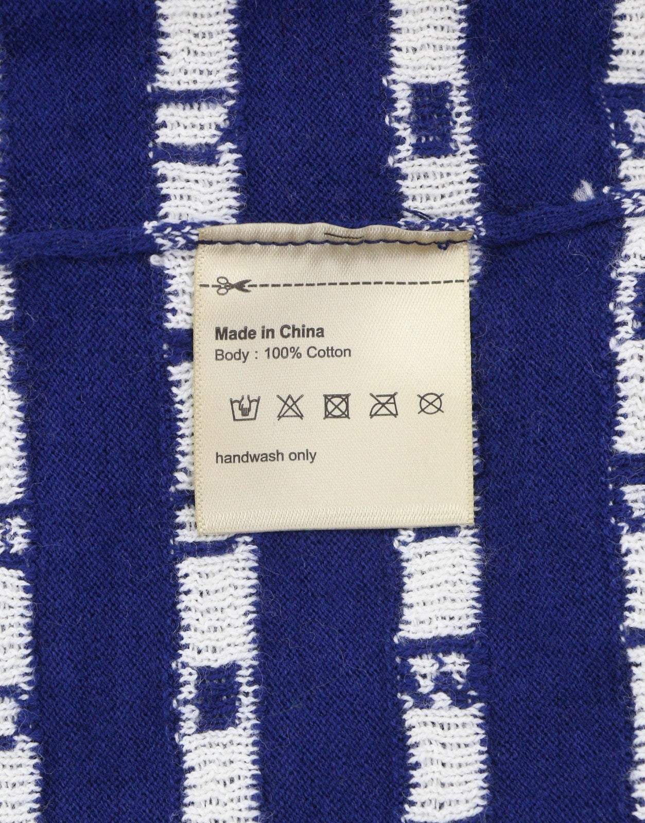 SCOTCH & SODA Men Jumper M Blue Logo Print Tight Knit Cotton Pull On