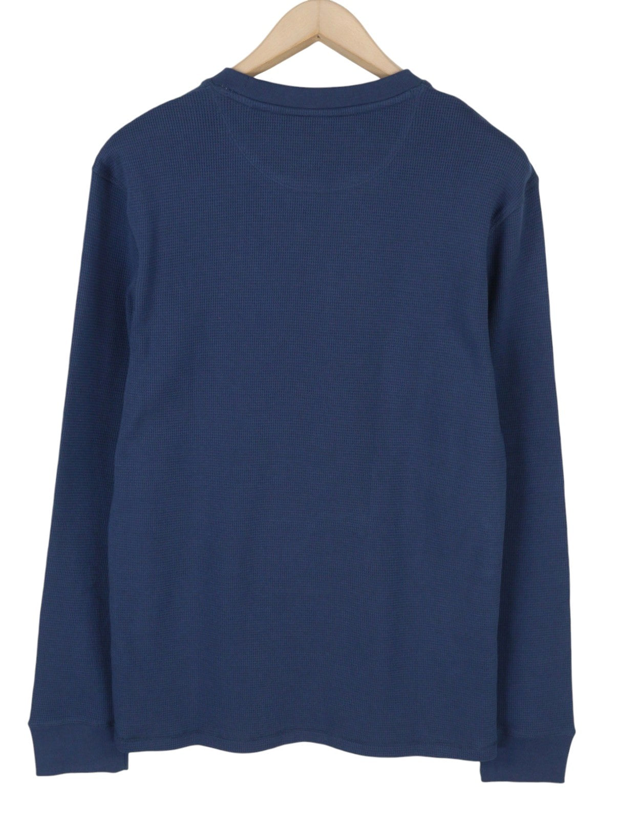 SCOTCH & SODA Men Sweatshirt M Dark Blue Textured Cotton Crew Pull On