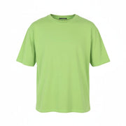 SCOTCH & SODA Men T-Shirt M Green Cotton Oversized Crew Neck Short Sleeve Tee