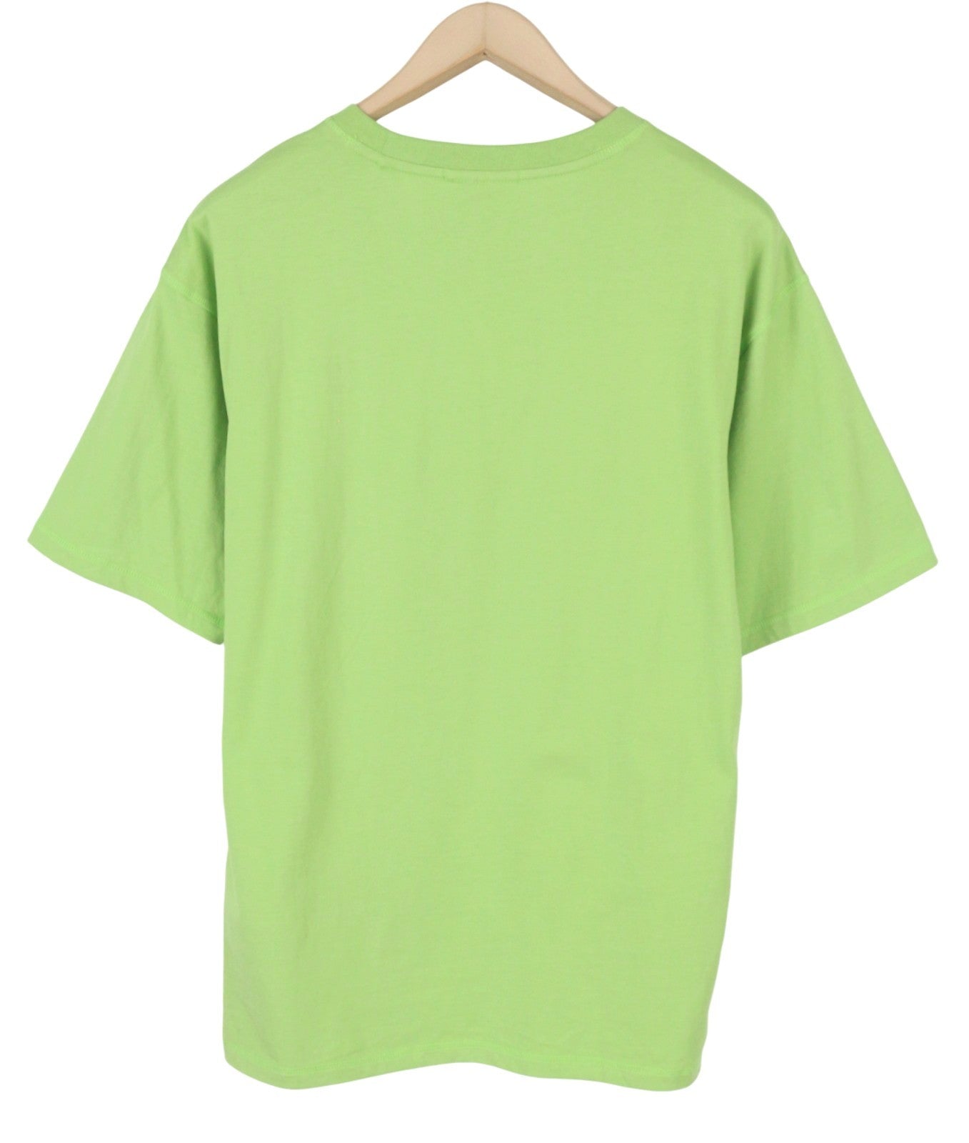 SCOTCH & SODA Men T-Shirt M Green Cotton Oversized Crew Neck Short Sleeve Tee