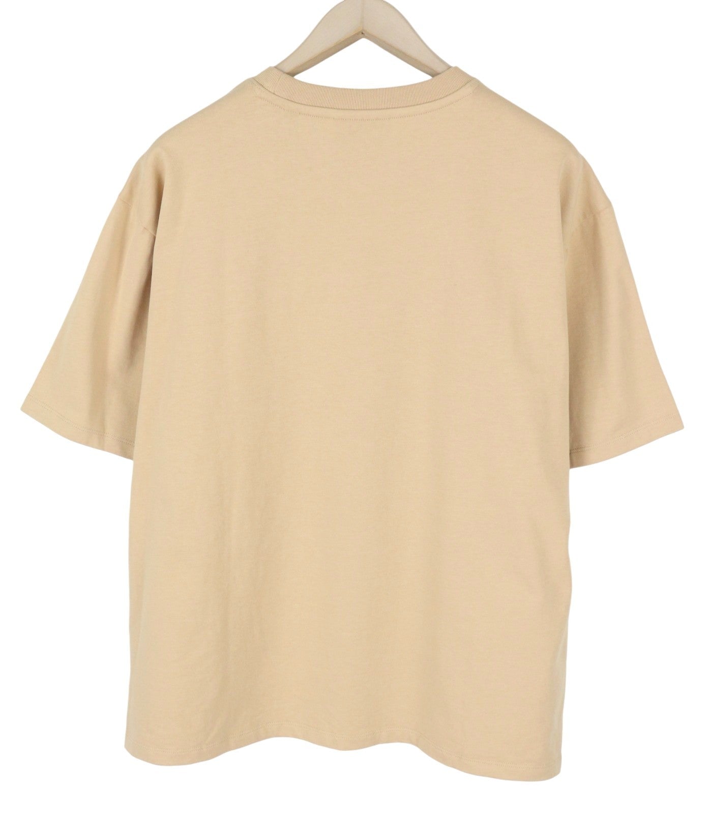 SCOTCH & SODA Men T-Shirt M Beige Organic Cotton Oversized Pocket Tee