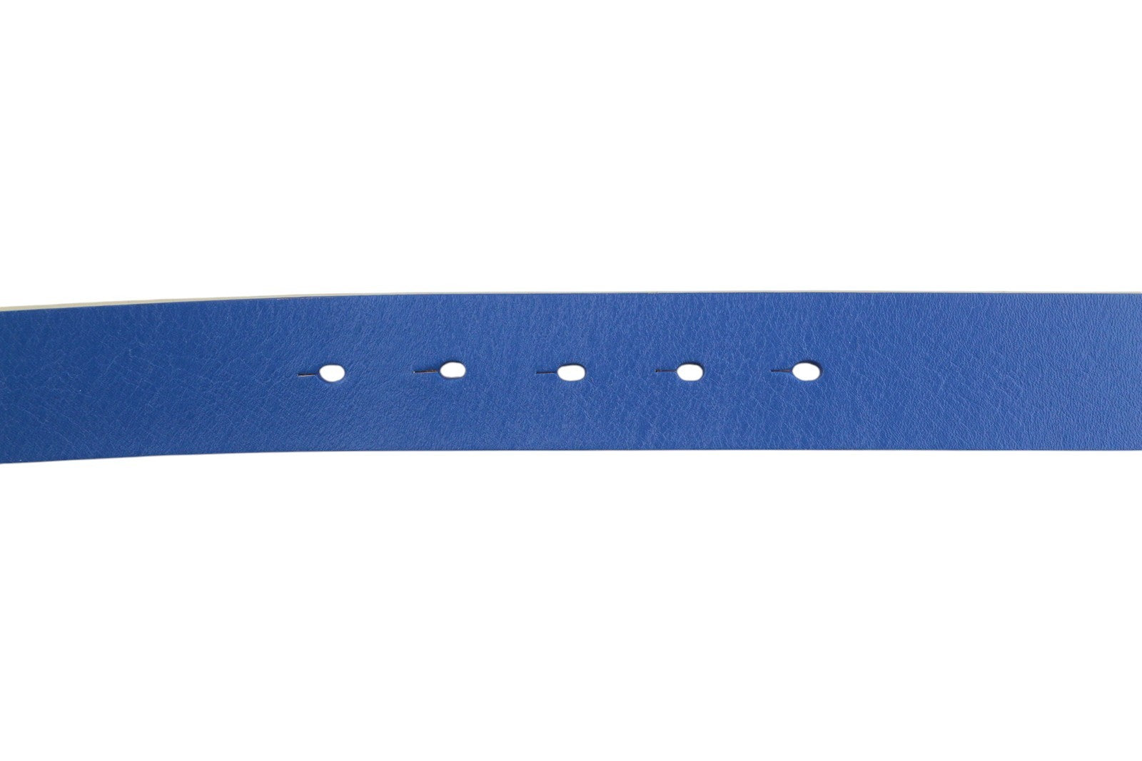 SCOTCH & SODA Men Belt 119 CM Blue Leather Dark Tone Buckle Unisex