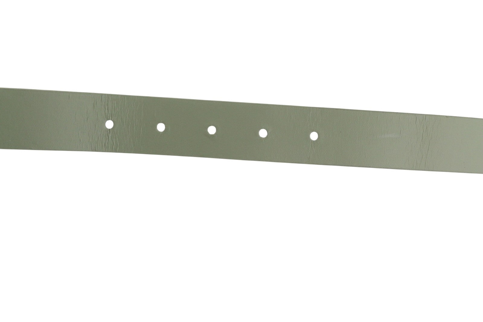 SCOTCH & SODA Men Belt M Field Green Recycled Leather Gold Tone Buckle