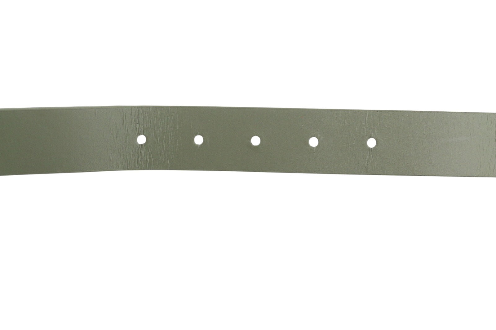 SCOTCH & SODA Men Belt M Field Green Recycled Leather Gold Tone Buckle