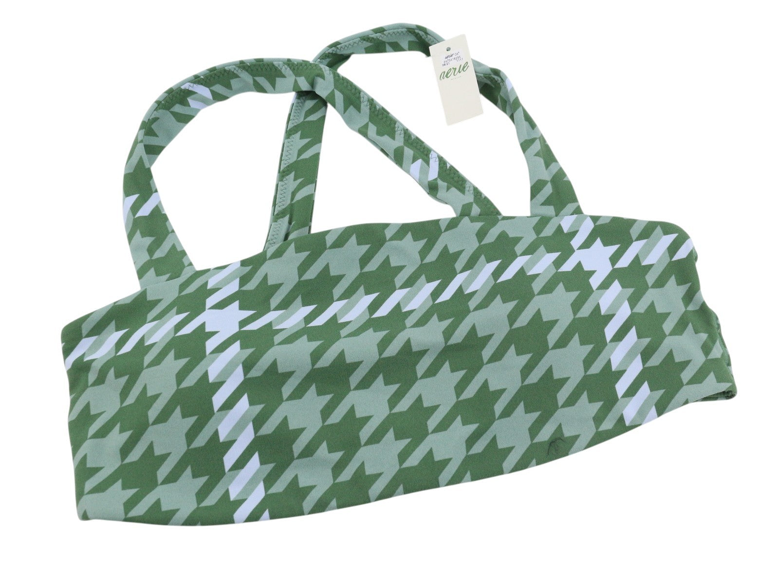 OFFLINE BY AERIE Women Sports Bra M Green Real Me Xtra Stretch Medium Support