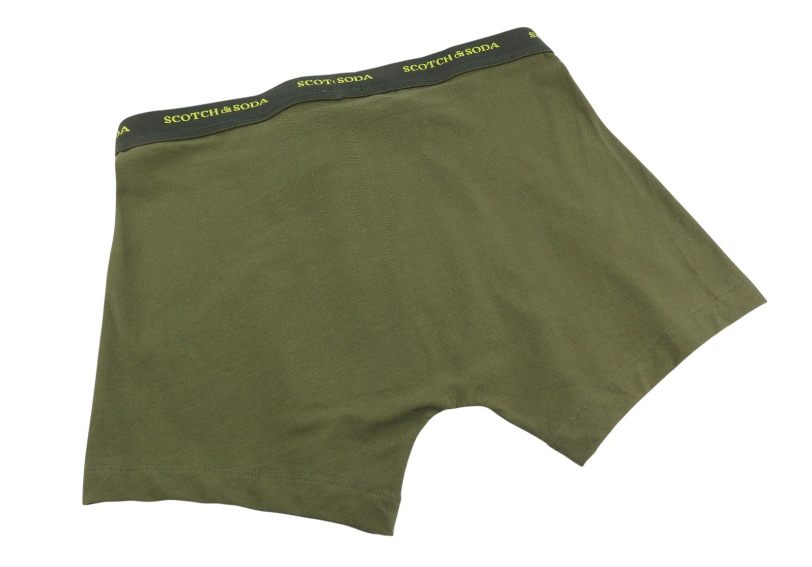 SCOTCH & SODA Men Underwear M Green Olive Super Soft Shape Retaining 3 Boxers