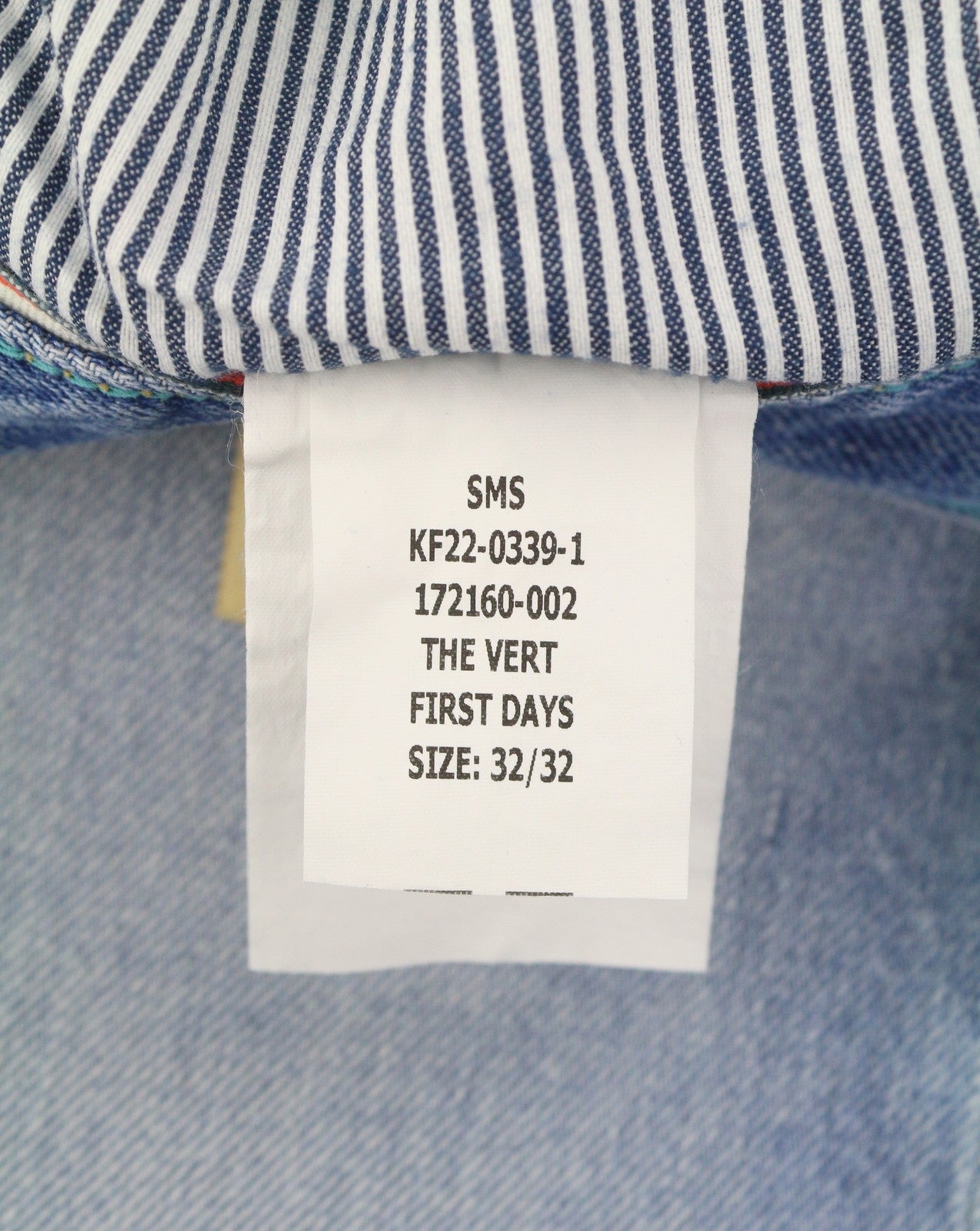 SCOTCH & SODA The Vert Men Jeans W32/L32 Blue Distressed Faded Straight Denim