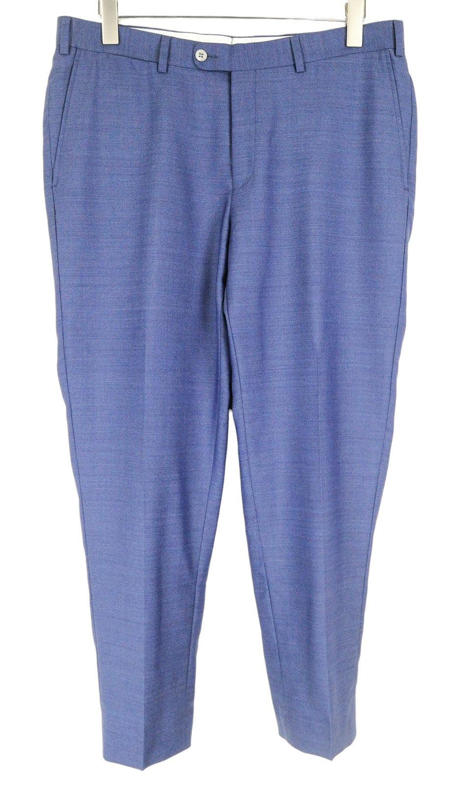 SUITSUPPLY Lazio Men Suit UK40R Pure Wool Super 110's Blue Slim Single-Breasted