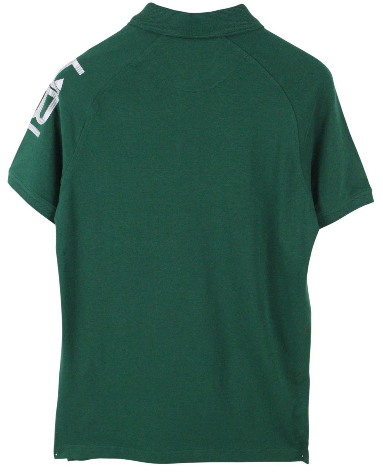 HARMONT & BLAINE Men T-Shirt XL Green Cotton Stretch Short Sleeve Collared Polo