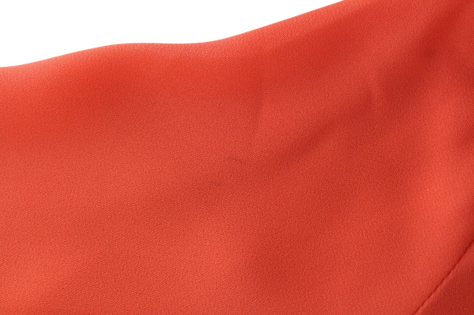 MAISON SCOTCH Women Blouse M Bright Orange Long Sleeved Wrappd V-Neck