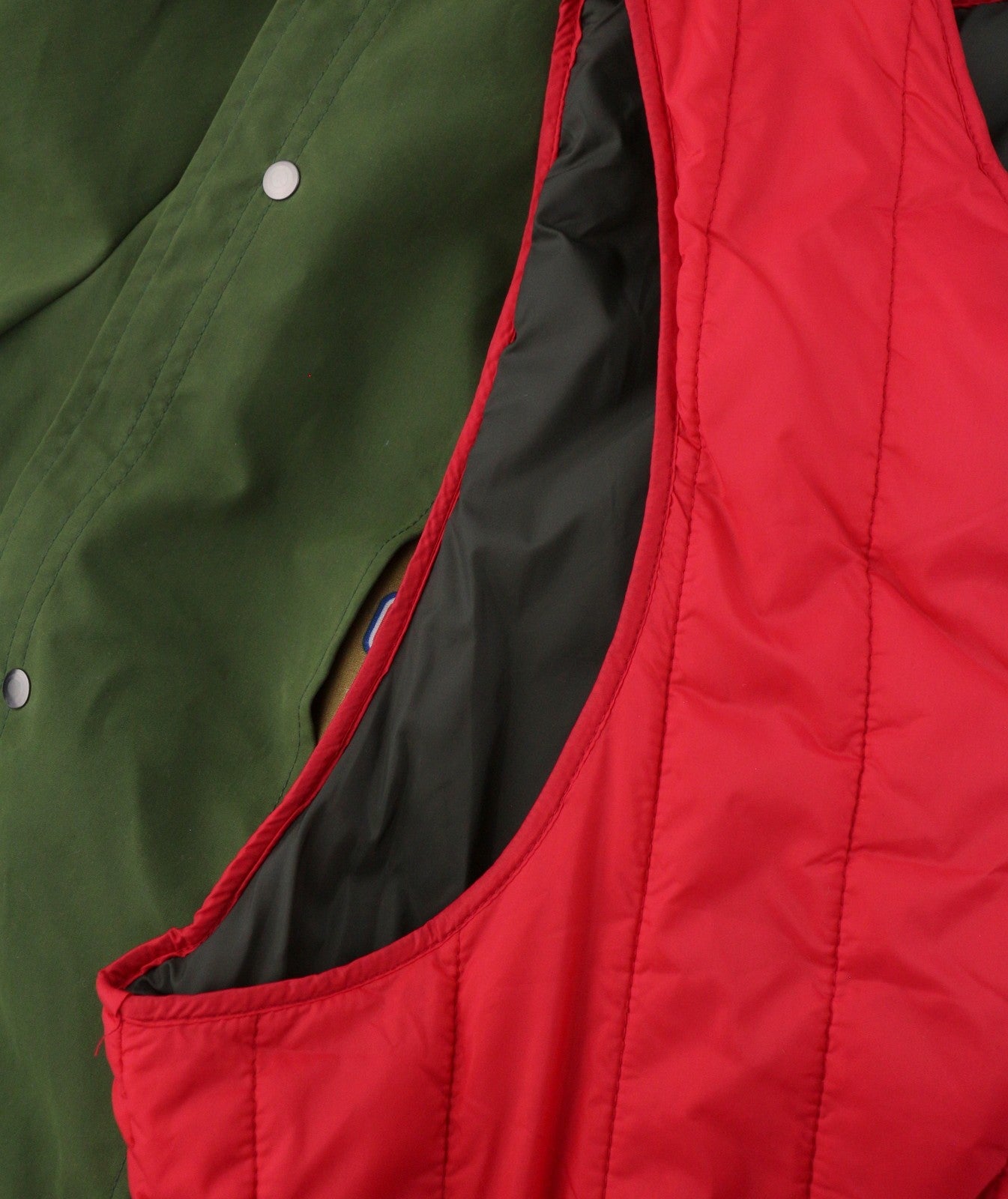 SCOTCH & SODA Men Jacket M Green Hooded Removable Lining 2in1 Parka